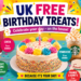 FREE Birthday Treats